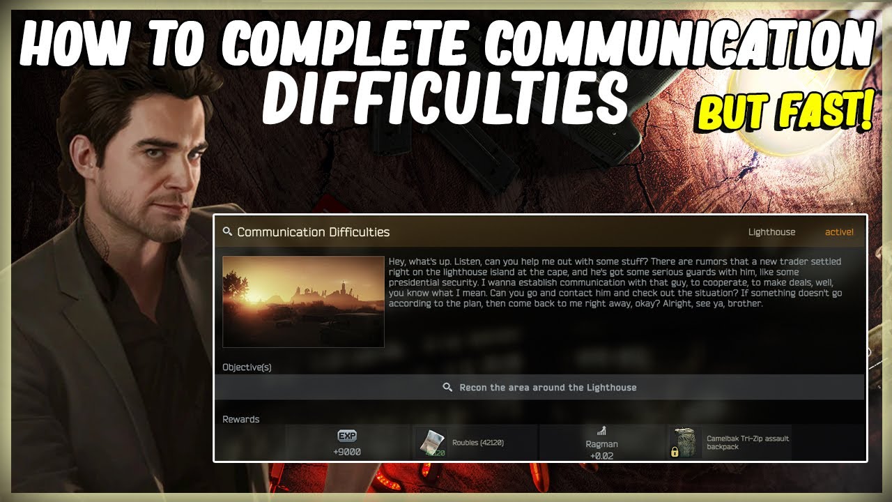 How To Complete Communication Difficulties Eft Escape From Tarkov Ragman Lighthouse Task 12 12 Youtube How To Complete Communication Difficulties Eft Escape From Tarkov Ragman Lighthouse Task 12 12 Youtube