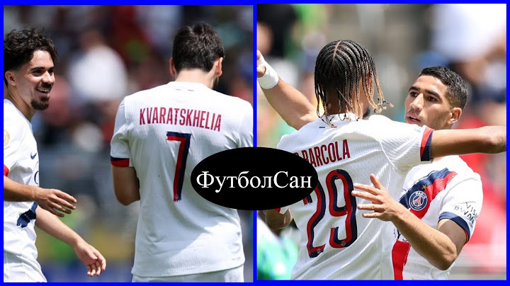 Seattle Sounders - PSG 0:2 Kvaratskhelia scores the most bizarre goal with his back Club World Cu...