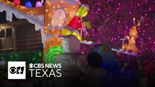 Grinch-themed mansion draws crowds in Dallas