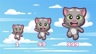 My Talking Tom Level 1 Vs BaBy Tom Level 99 Vs CuTe Tom Level 999 - Android gameplay #3