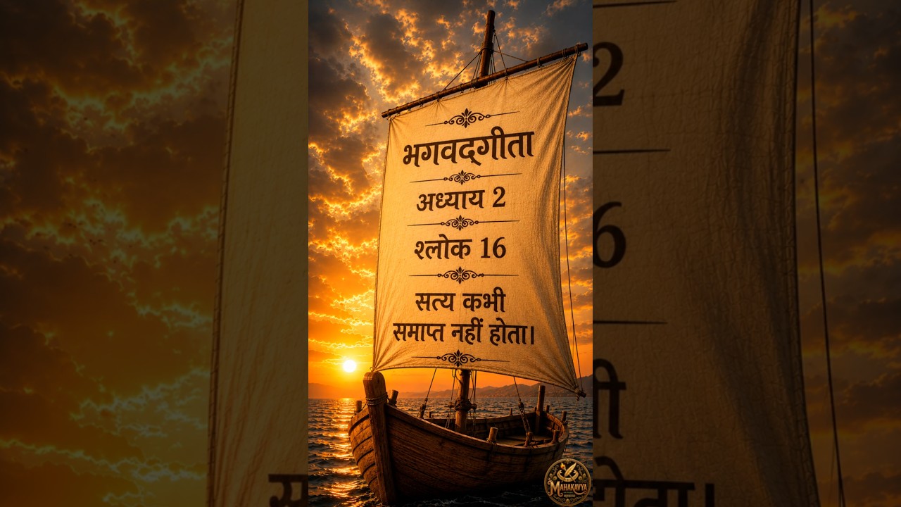 2 .16 Hindi- जो असत्य है, वह हमेशा नहीं टिक सकता | Bhagavad Gita Shlok 2.16 in Hindi