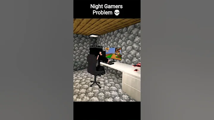 Don't Play Games At Night...💀 #minecraft #meme