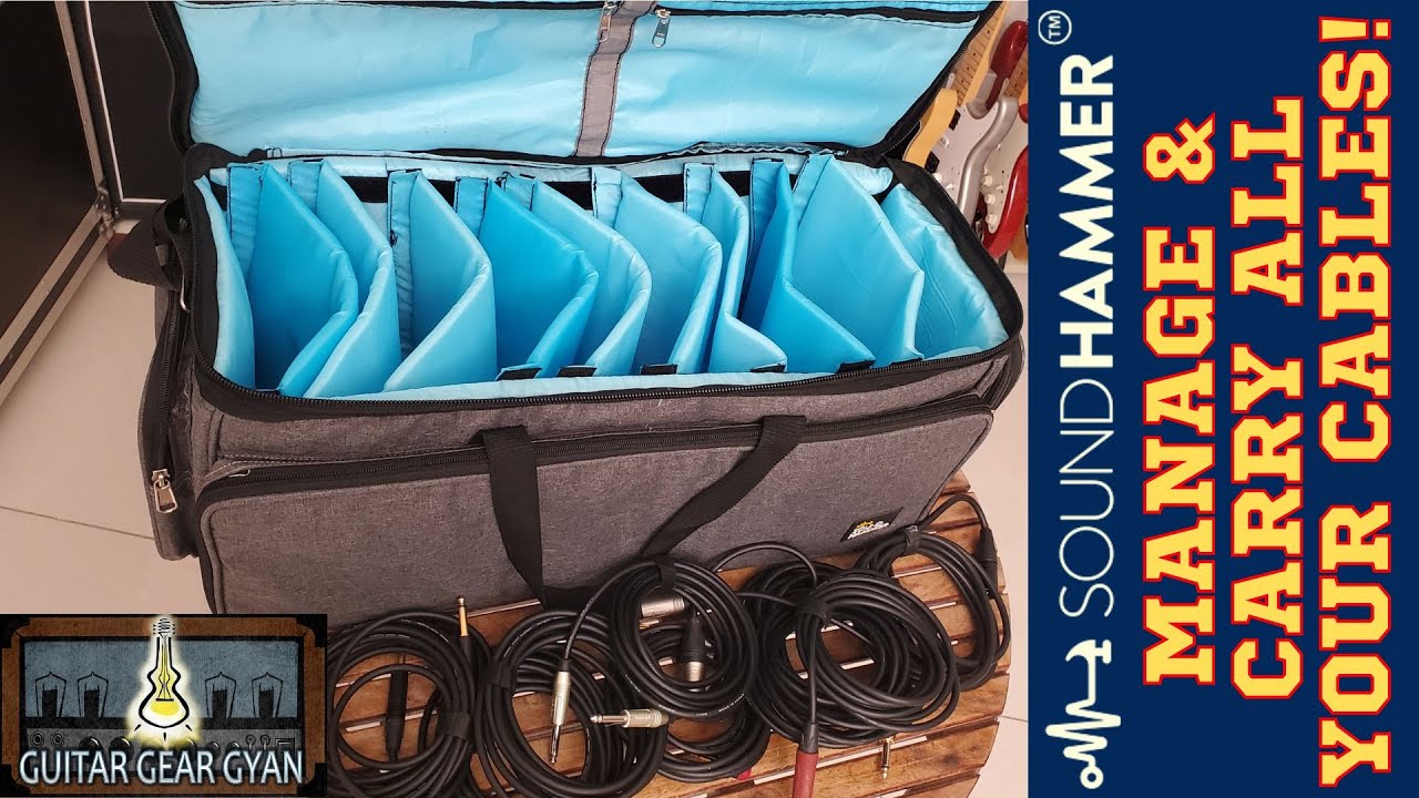 Manage & Carry All Your Cables WIth This Soundhammer Bag