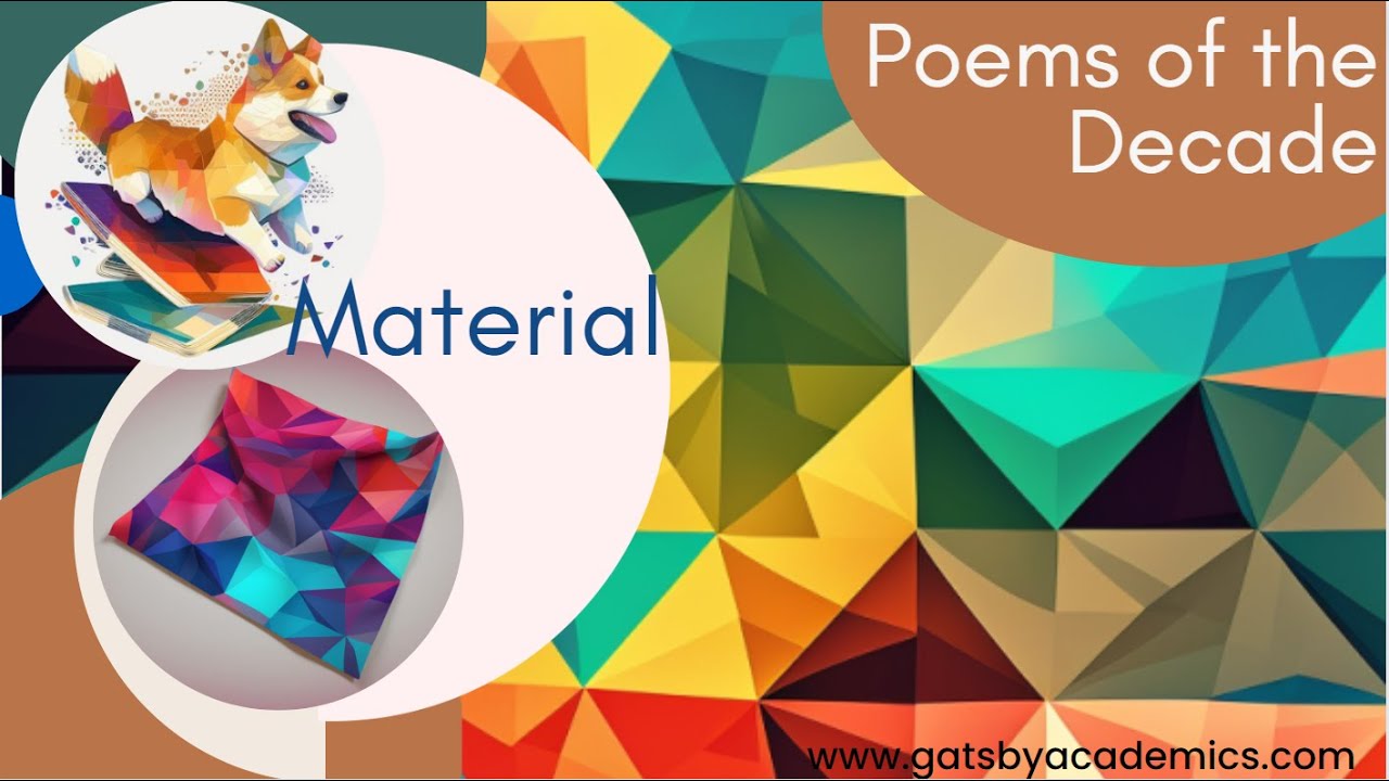 Edexcel Poems of the Decade English Lit revision MATERIAL short