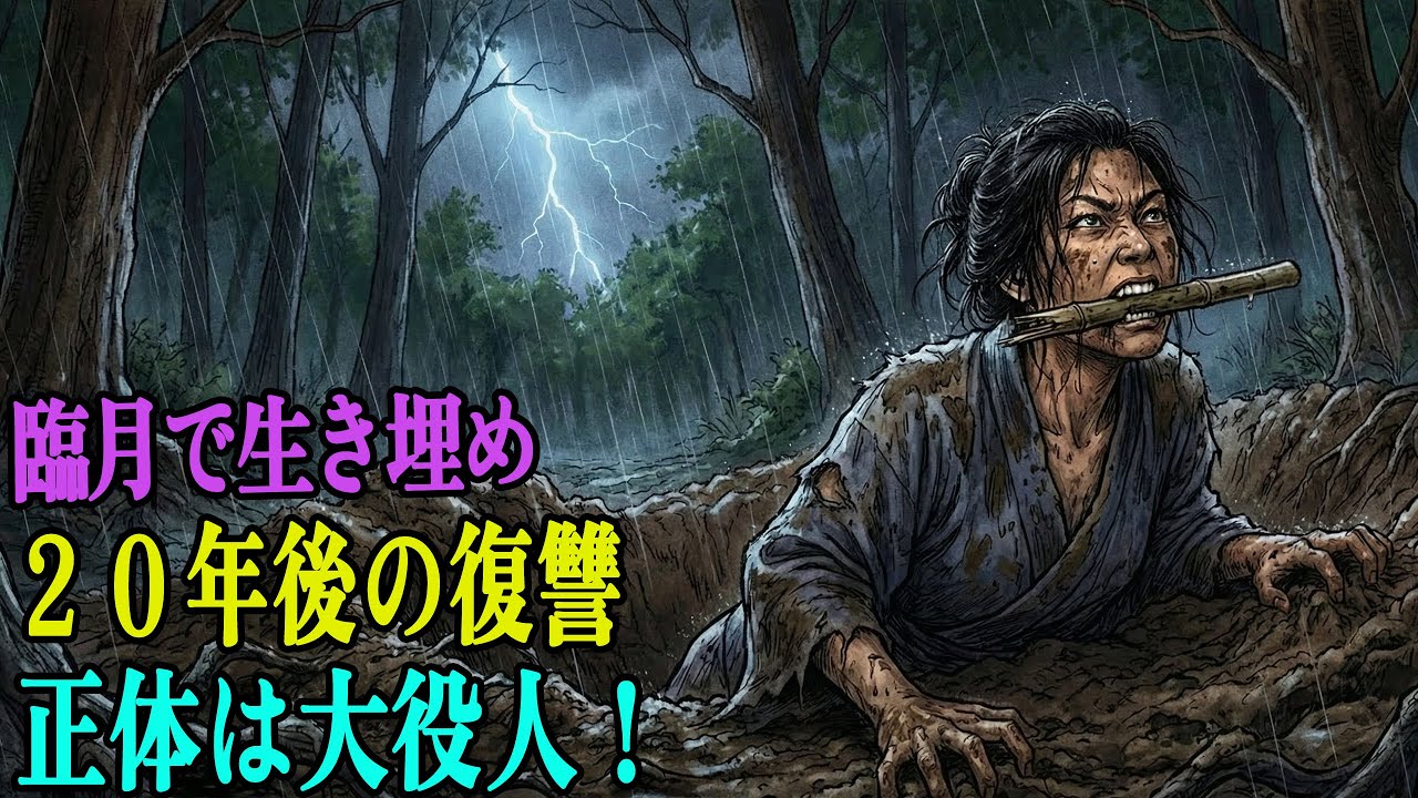 臨月で生き埋めにされた嫁。自力で這い上がり、炭焼き女として20年潜伏。育て上げた息子が公儀隠密となり、悪徳商家へ乗り込む！