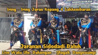 Iring - iring jaran kepang 4 | Jaranan Sidodadi Baluk live Watu ulo, Bakungan - Glagah,Banyuwangi