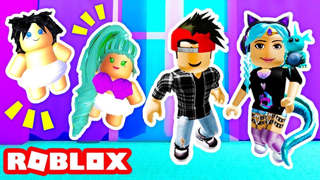 👶🍼 GROWING UP IN ROBLOX! 🧜‍♀️🔥 Life Simulator Roblox Roleplay - YouTube