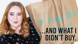 PRIMARK HAUL... AND WHAT I DIDN&#39;T BUY | January 2020