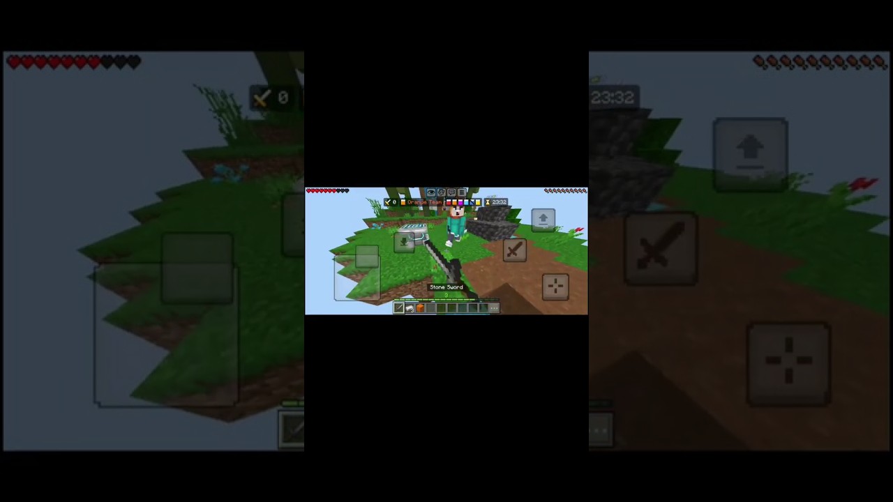 Minecraft The HIVE Bedwars on mobile 😎||