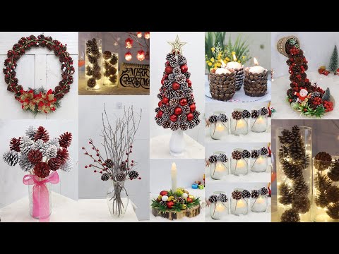 17 Christmas decoration ideas with pine cones