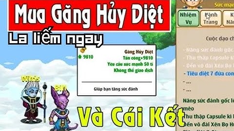 Ngọc Rồng online Cầm 2 tỉ vàng mua găng hủy diệt ở trong phòng vệ sinh và cái kết ?