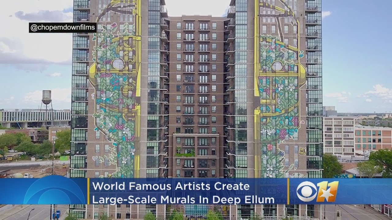World Famous Artists Create Large-Scale Murals In Deep Ellum