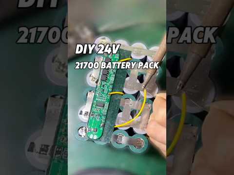 Build 24V 21700 Battery Pack for CAMPING Life