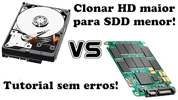 Como clonar um HD maior para um SSD menor macrium Reflect?