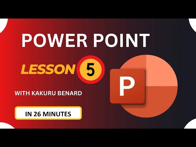 PowerPoint Presentation Lesson 5