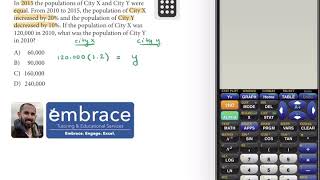 Embrace Tutoring SAT Practice Test 10 Math Calc #16