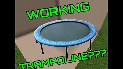 How To Make A Working Trampoline In Minecraft Pocket Edition