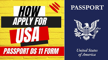 How to apply USA passport form ds11