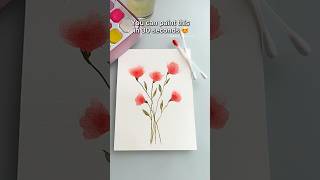 Easy painting techniques in 30 seconds #shorts #art #drawing #youtubeshorts