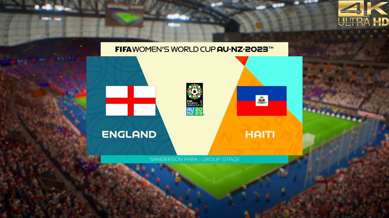 FIFA 23 (PS5) 2023 FIFA Women's World Cup - England vs. Haiti [4K ULTRA HD | GODLIKE QUALITY]