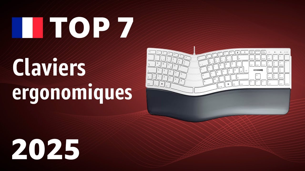 TOP—7. Meilleurs claviers ergonomiques 2025