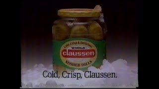Claussen Pickles Commercial 1994
