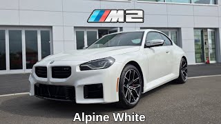 NEW ARRIVAL! Vince's 2025 BMW M2 Alpine White 6 Speed #bmw #m2 #g87
