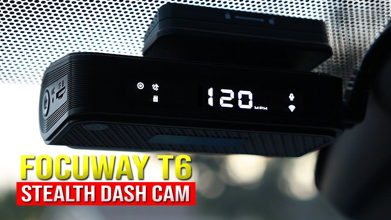 Dual Dash Cam WiFi with App, FOCUWAY 1080P Front and 1080P Inside