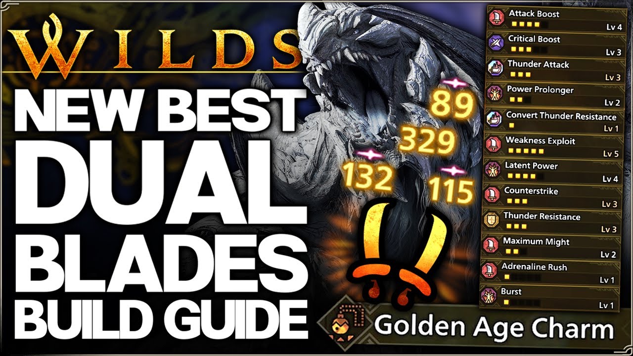 Monster Hunter Wilds - New Best OP Dual Blades Build - Highest Damage Possible - New Talisman Guide!