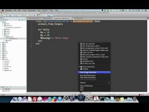 Ruby on Rails ส่งตัวแปรจาก Controller ไปยัง view