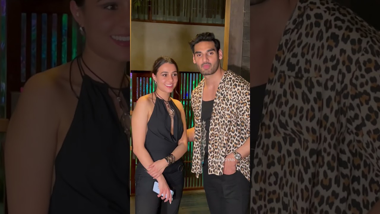 Ahaan Shetty with GF Tania Shroff😍