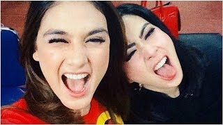 Sama-Sama Pamer Perut, Pose Jadul Luna Maya Dan Syahrini Ini Jadi Biang Keributan Netizen