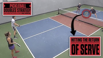 Pickleball Return of Serve Double Strategy: Where To Hit the Return