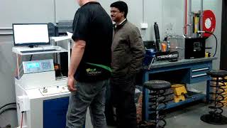 FSA Make, 200 kN Capacity Leaf Spring Testing Machine.