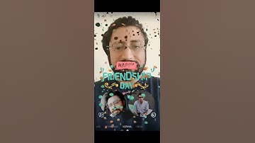 Friendship day spark AR effect/filter for Instagram or Facebook (Download link in description)