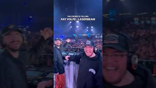 Silent Disco at Rampage is very loud 😂🔥 #rayvolpe #infekt #shorts #rampage #dubstep