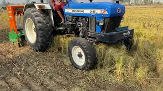 Testing Kamboj super seeder / NewHolland 3630