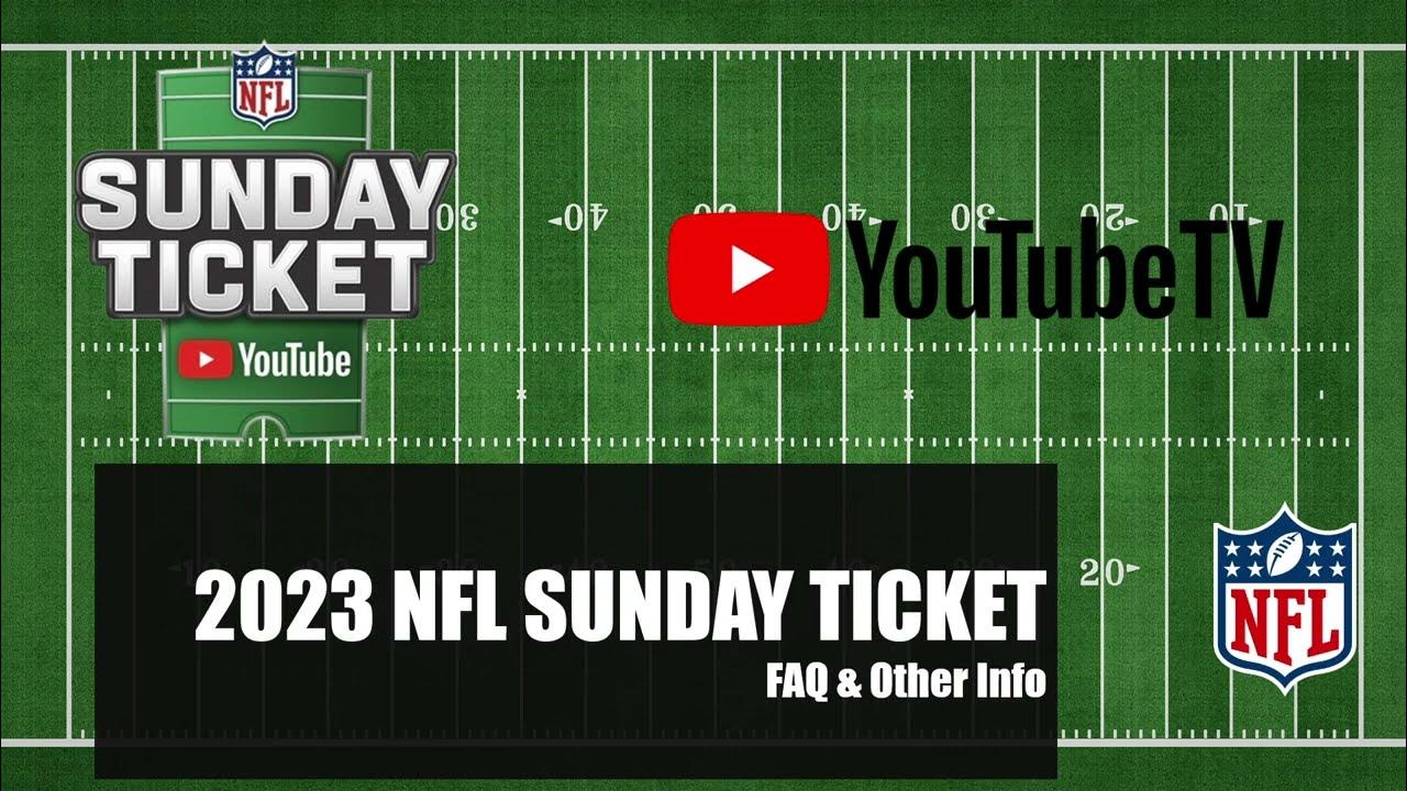 2023 NFL Cord Cutting Guide-NFL Sunday Ticket Part 1: FAQ 