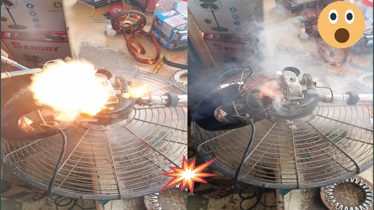 Table fan mein lag gai Aag dekho kaise karte hain rivarig Tebal fen rivarig