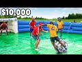 Worlds biggest slip n slide football competition