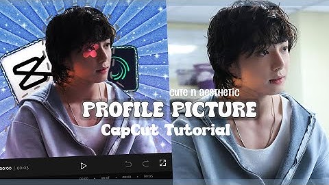 How to make a profile picture with CapCut! | pfp tutoial (fast and easy)