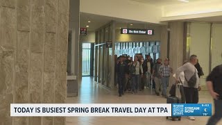 Today marks busiest spring day travel day at Tampa International Airport