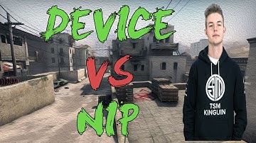 CSGO: POV TSM device vs NiP (28/23) dust2 @ FACEIT League 2015 Stage 3