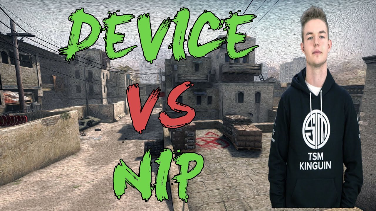 CSGO: POV TSM device vs NiP (28/23) dust2 @ FACEIT League 2015 Stage 3