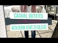 50 casual outfits with denim jeans to college  50 top stuff