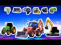 Find The Missing Parts To Fully Restore Excavator And Tractor 🛠️ 🚜 | Funny Vehicles Challenge
