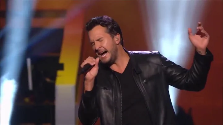 Luke Bryan Performace for Lionel Richie