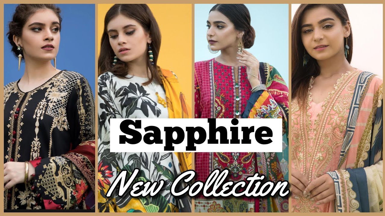 Sapphire new arrival 2020(Part1)/Sapphire InterMix Collection/ Sapphire 3Pc unstitched Collection