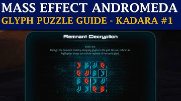 Mass Effect Andromeda Guide: Planet Kadara - Glyph Puzzle #1