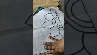 Simple sketch पासून सुरू होते प्रत्येक handmade creation ✨🌸 #Shorts #HandmadeArt